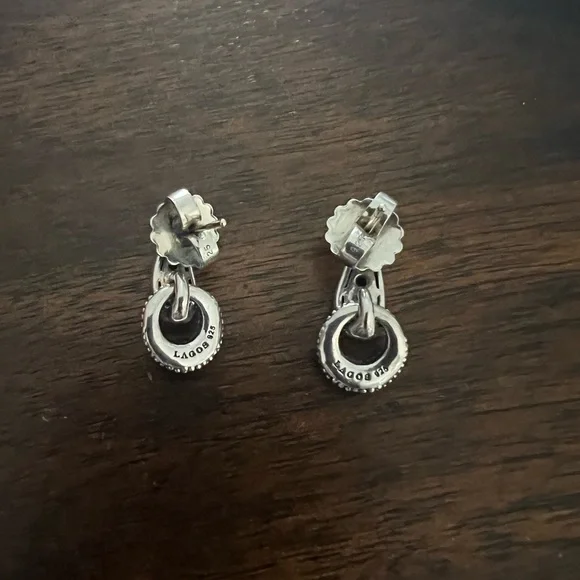LAGOS Signature Caviar Beaded Drop Post Earrings - Picture 3 of 6